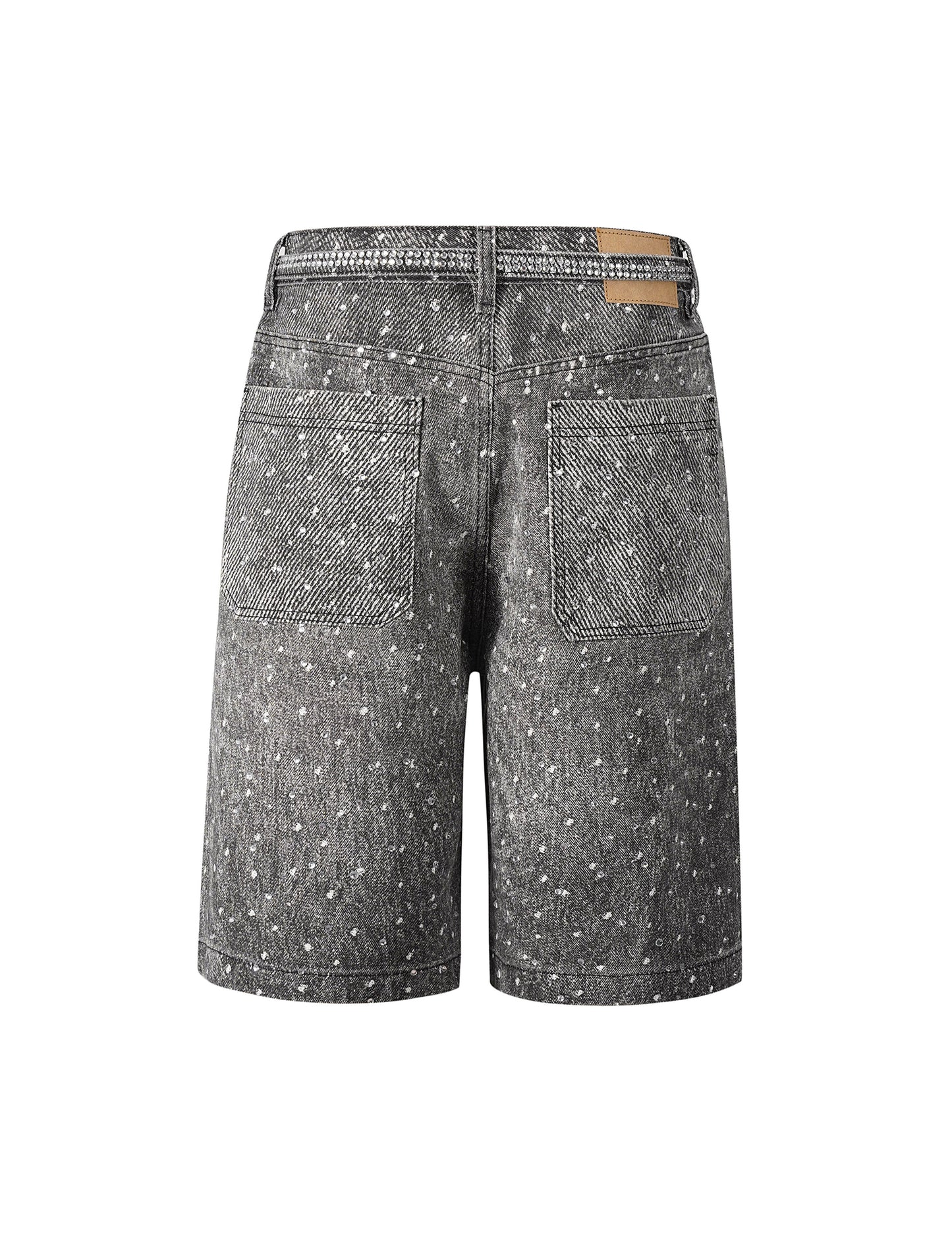 NOIR RHINESTONE SHORTS Denim Shorts | STREETWEAR APPAREL | UNDEVELOPED
