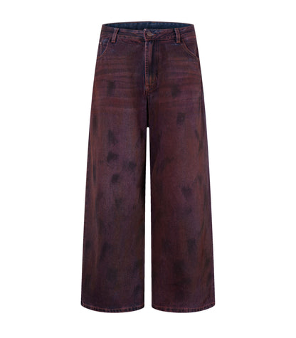 WIDEBOY BURGANDY DENIM | UNDEVELOPED