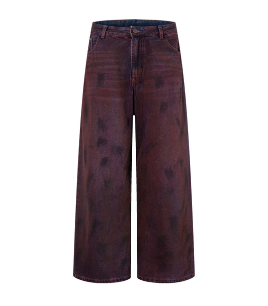 WIDEBOY BURGANDY DENIM | UNDEVELOPED