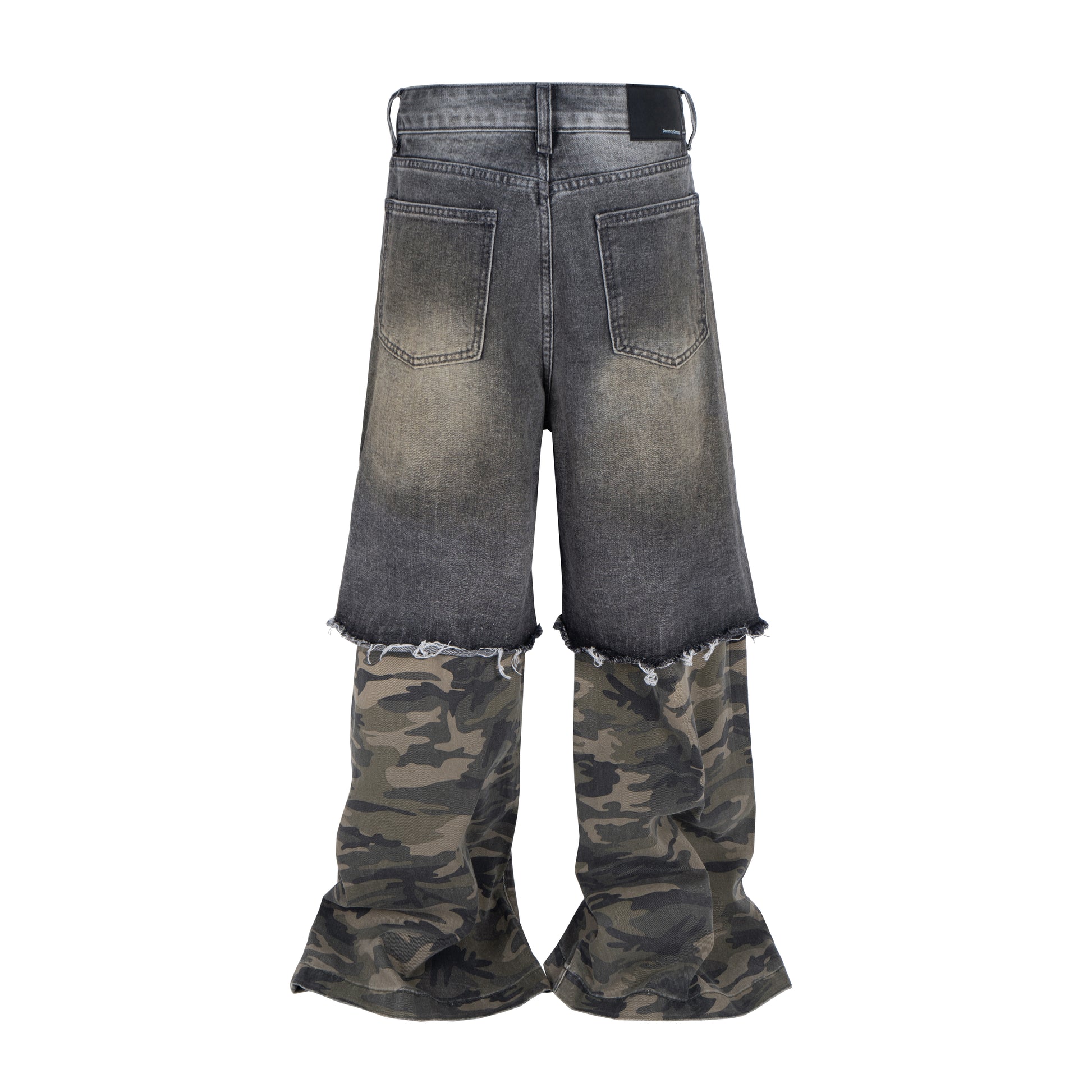 DISTRESSED SPLIT CAMO DENIM | UNDEVELOPED