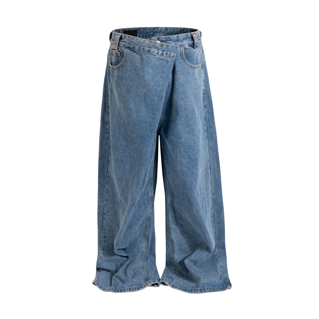 Light Wash Baggy Denim - front