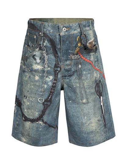 HARDWARE DENIM SHORTS Denim Shorts | STREETWEAR APPAREL | UNDEVELOPED