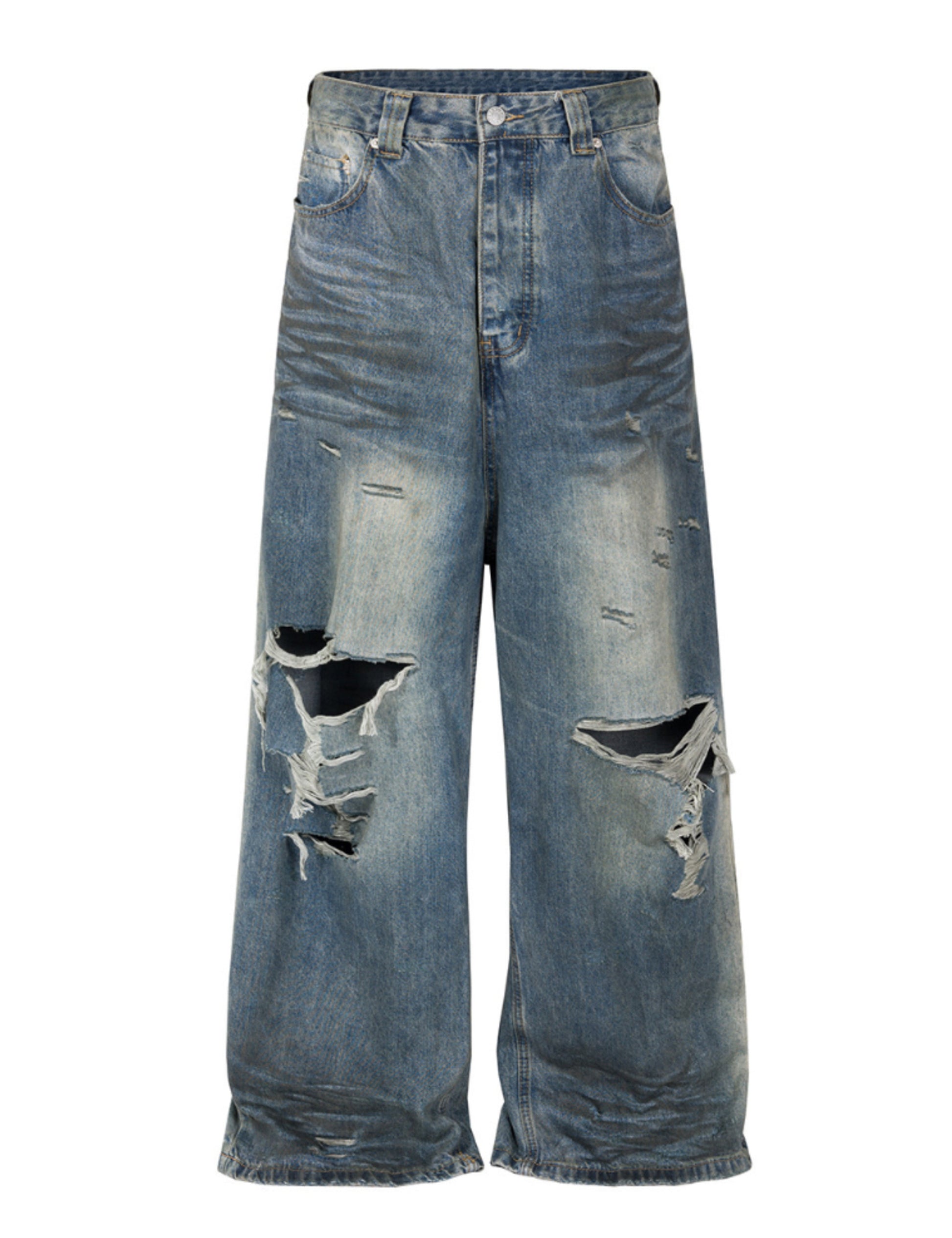 WIDEBOY DESTROYED DENIM Denim | STREETWEAR APPAREL | UNDEVELOPED