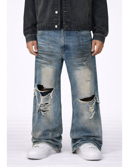 WIDEBOY DESTROYED DENIM Denim | STREETWEAR APPAREL | UNDEVELOPED