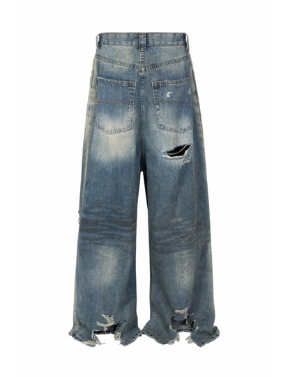 WIDEBOY DESTROYED DENIM Denim | STREETWEAR APPAREL | UNDEVELOPED