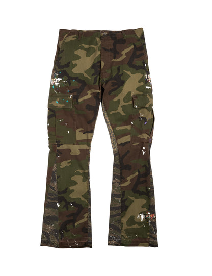 CAMO SPLIT FLARE DENIM Denim | STREETWEAR APPAREL | UNDEVELOPED