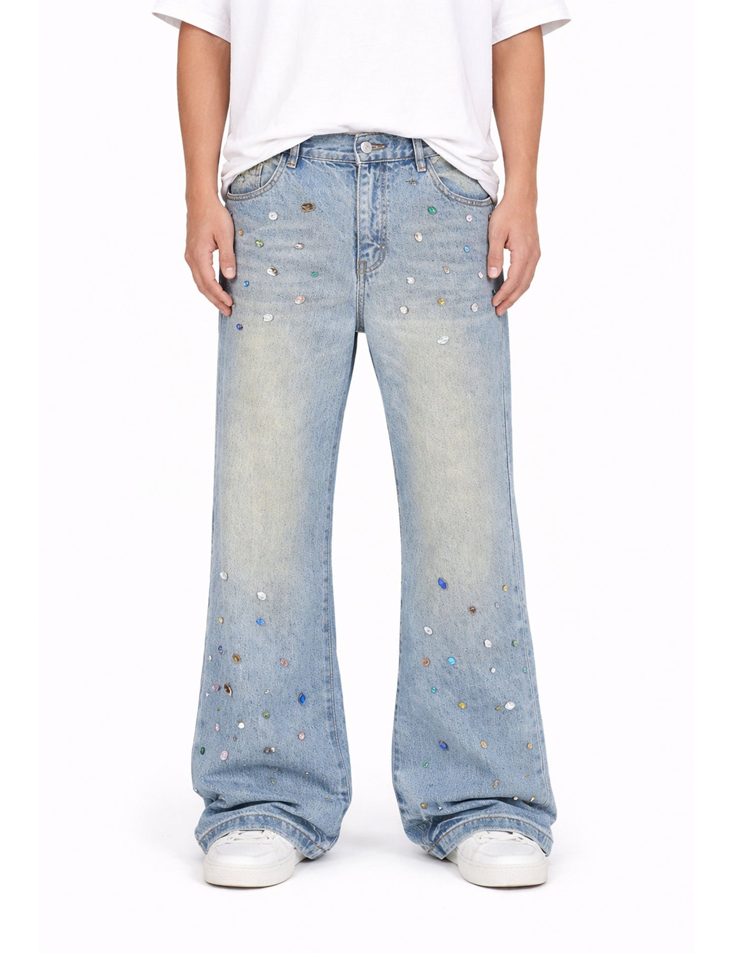 AZUL COLORED GEMSTONE DENIM Denim | STREETWEAR APPAREL | UNDEVELOPED