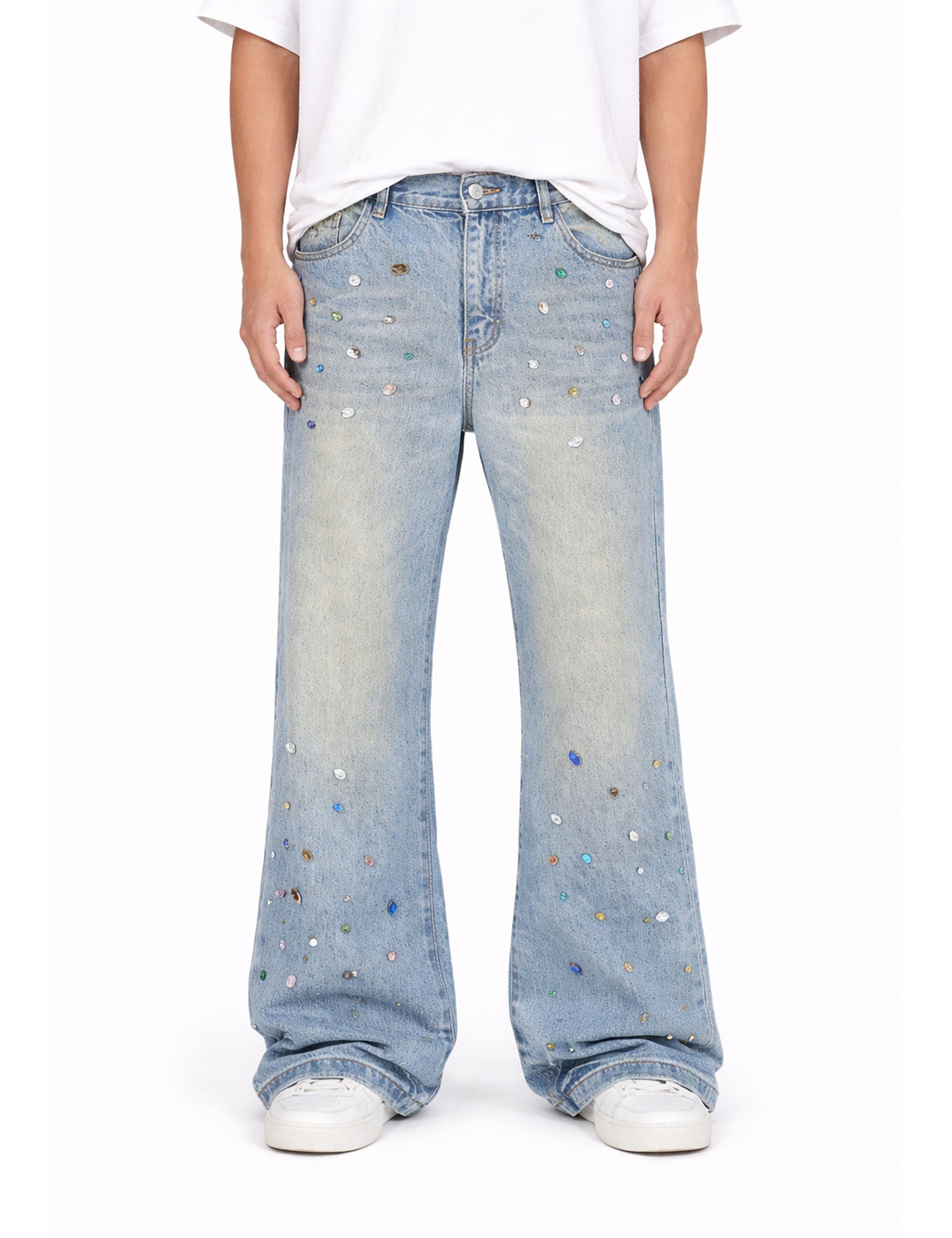 AZUL COLORED GEMSTONE DENIM Denim | STREETWEAR APPAREL | UNDEVELOPED