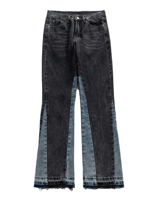 BRUISE SPLIT FLARE DENIM