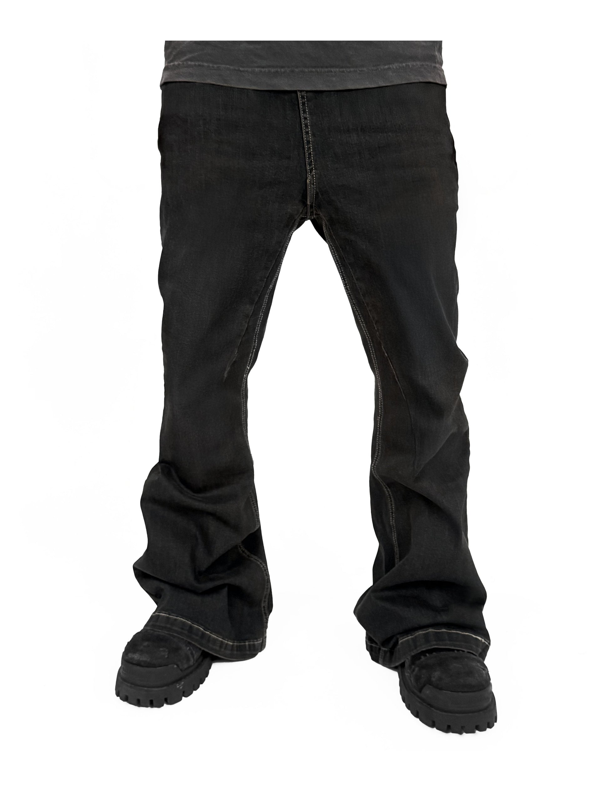 NOIR WIDEBOY FLARE DENIM (UNISEX) Denim | STREETWEAR APPAREL | UNDEVELOPED