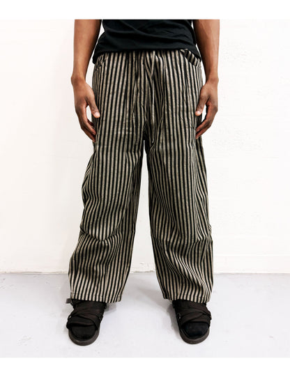 NOIR STRIPED LOUNGE PANTS (UNISEX) Cargo Pants | STREETWEAR APPAREL | UNDEVELOPED