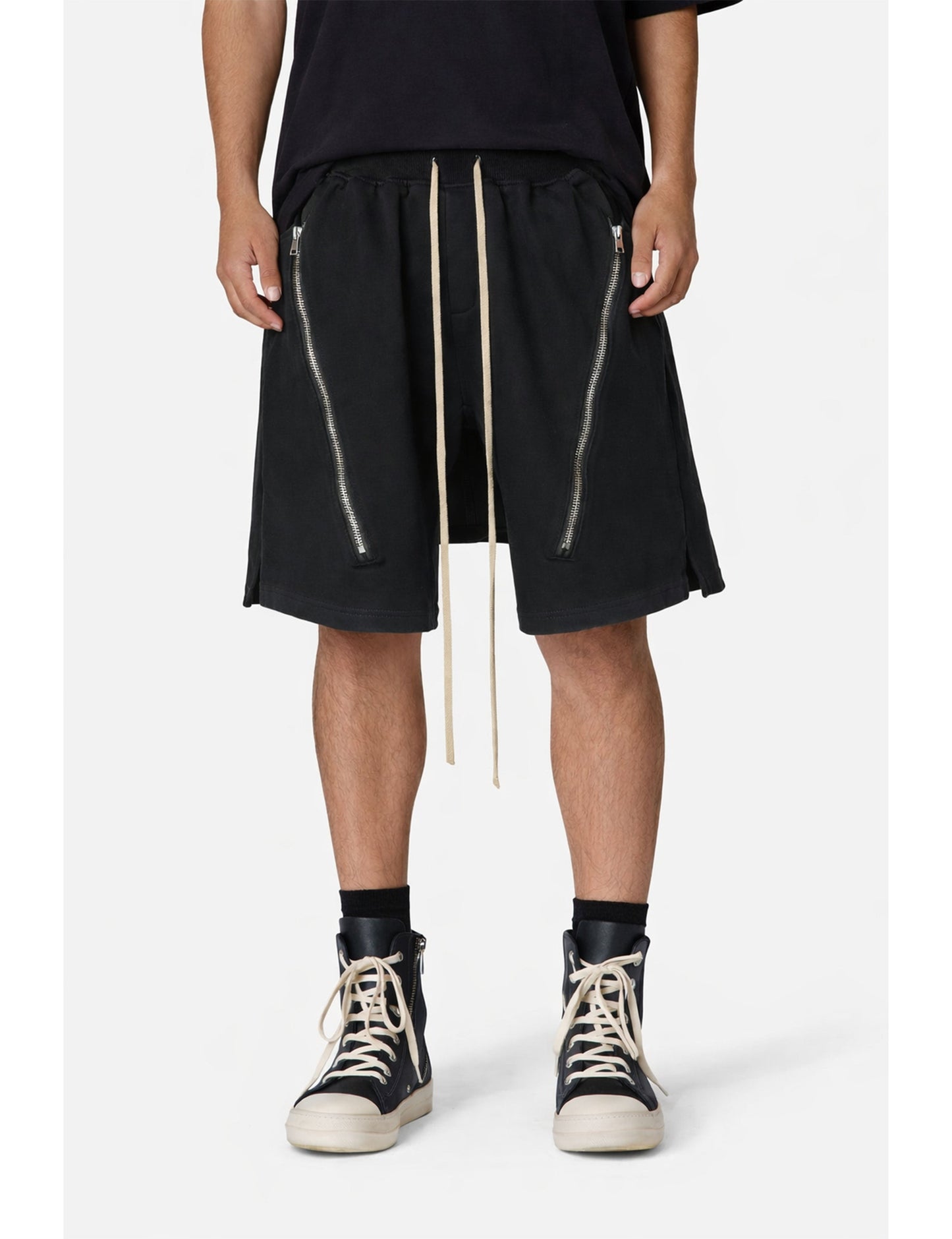 NOIR ZIP DRAWSTRING CARGO SHORTS Cargo Shorts | STREETWEAR APPAREL | UNDEVELOPED
