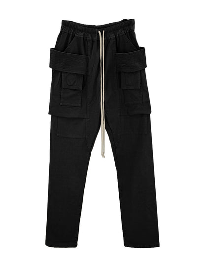NOIR DROP-CROTCH DRAWSTRING CARGO PANTS Cargo Pants | STREETWEAR APPAREL | UNDEVELOPED