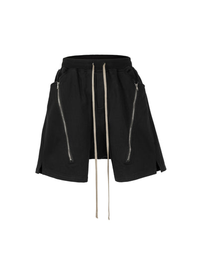 NOIR ZIP DRAWSTRING CARGO SHORTS Cargo Shorts | STREETWEAR APPAREL | UNDEVELOPED