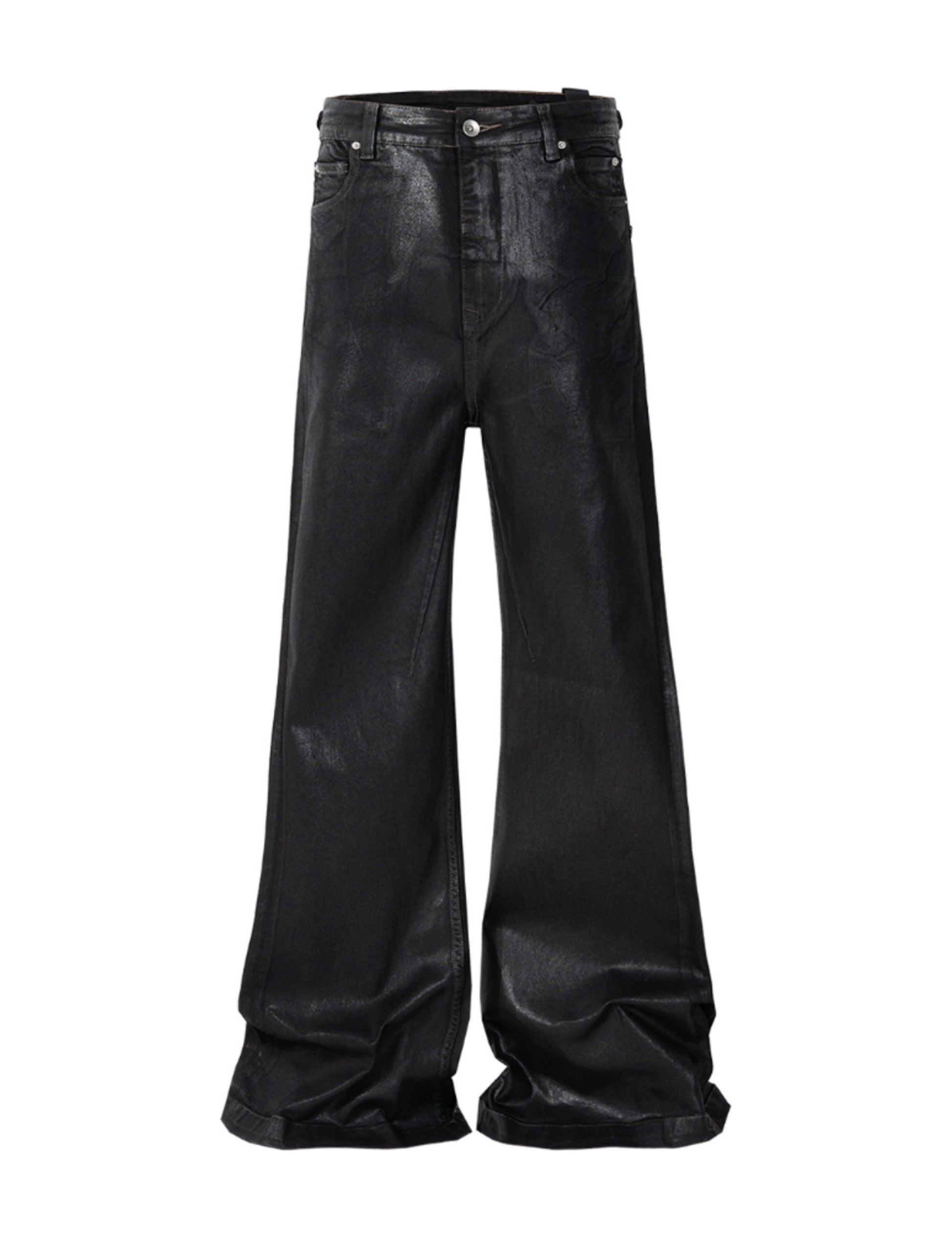 WIDEBOY WAXED FLARE DENIM Denim | STREETWEAR APPAREL | UNDEVELOPED