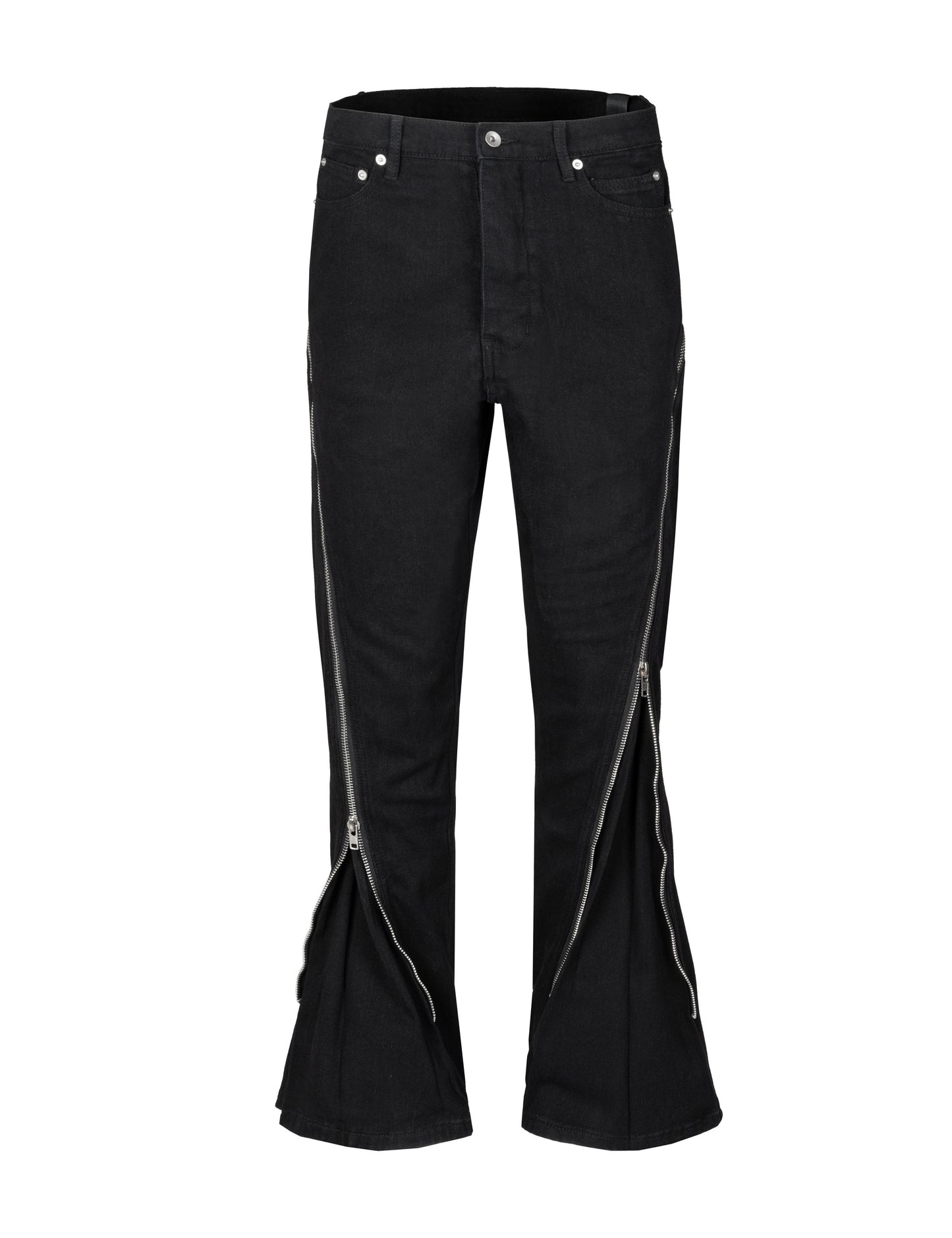 DIAMOND ZIP FLARE DENIM Denim | STREETWEAR APPAREL | UNDEVELOPED