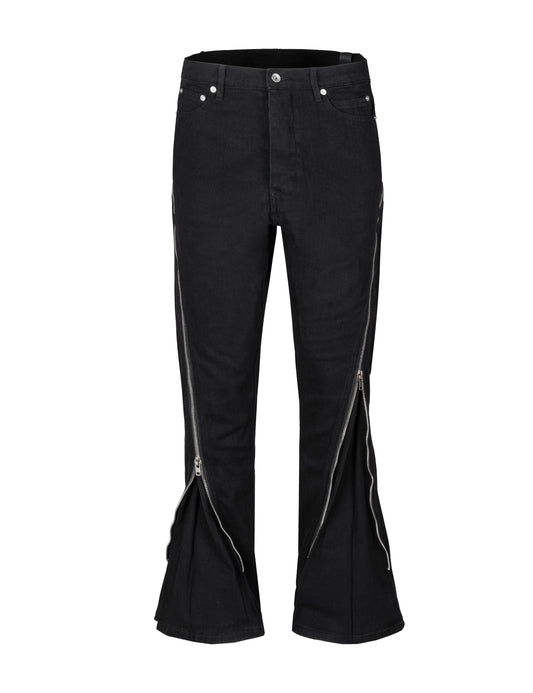 DIAMOND ZIP FLARE DENIM | UNDEVELOPED