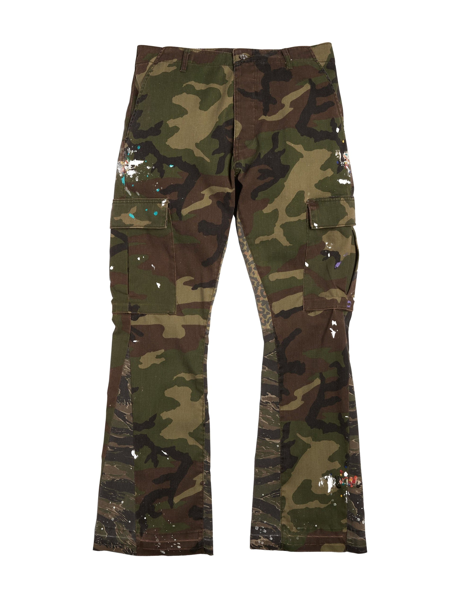 CAMO SPLIT FLARE DENIM Denim | STREETWEAR APPAREL | UNDEVELOPED