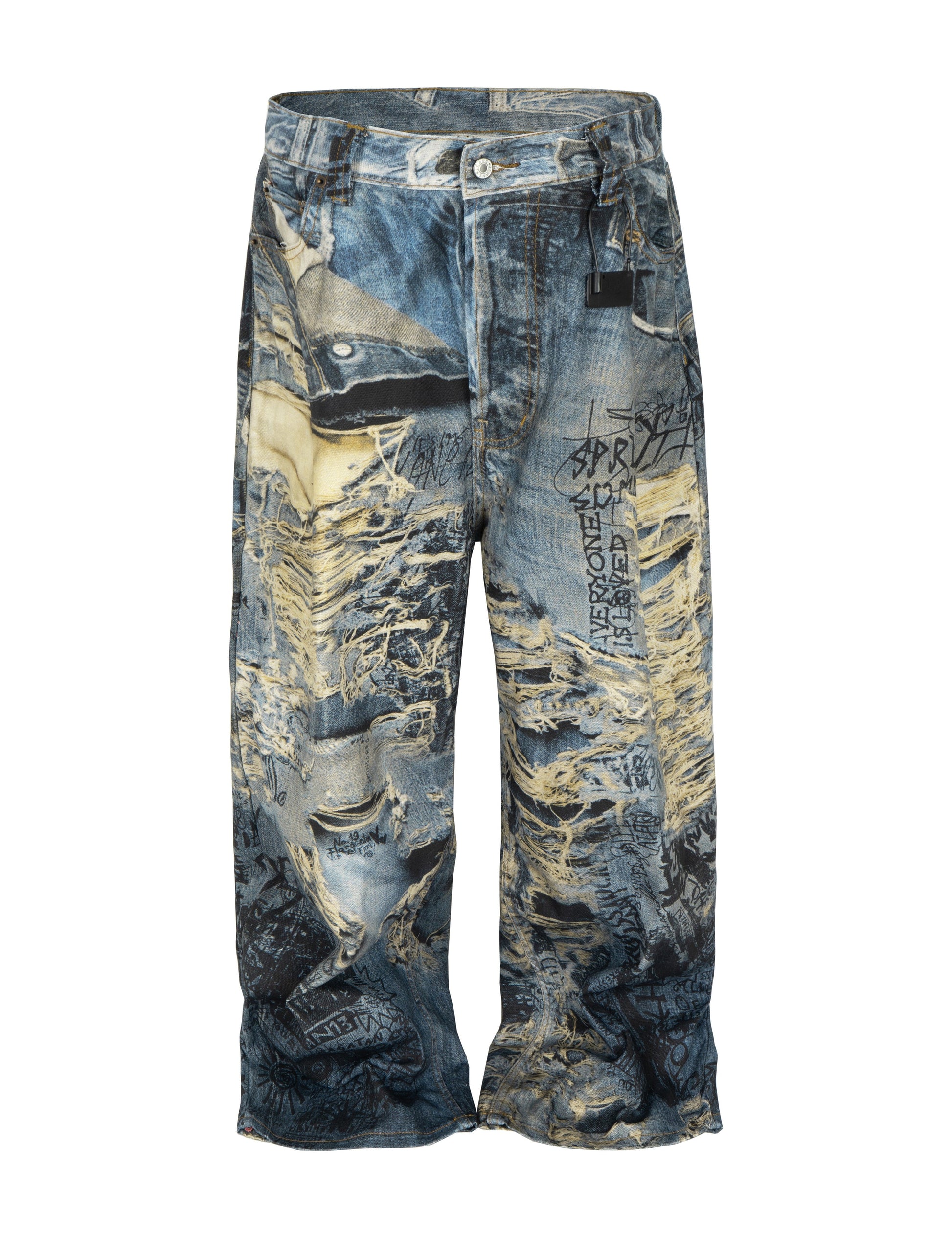 WIDEBOY DISTRESSED GRAFFITI DENIM Denim | STREETWEAR APPAREL | UNDEVELOPED