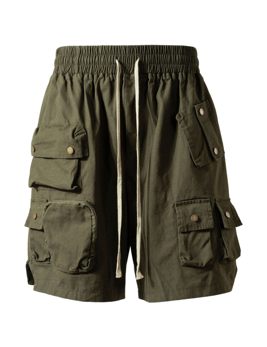 OLIVE MULTI CARGO SHORTS Cargo Shorts | STREETWEAR APPAREL | UNDEVELOPED