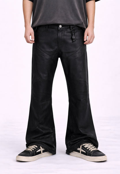 WAXED FLARE BIKER DENIM denim | STREETWEAR APPAREL | UNDEVELOPED