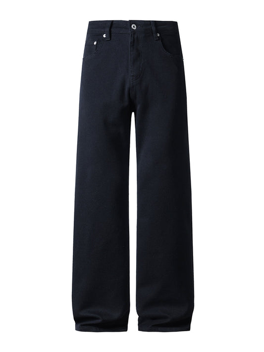 BLACK RELAXED DENIM [STRETCH] Denim | STREETWEAR APPAREL | UNDEVELOPED