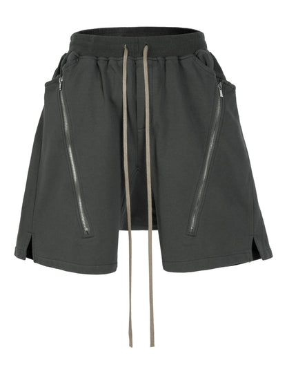 GREY ZIP DRAWSTRING CARGO SHORTS Cargo Shorts | STREETWEAR APPAREL | UNDEVELOPED