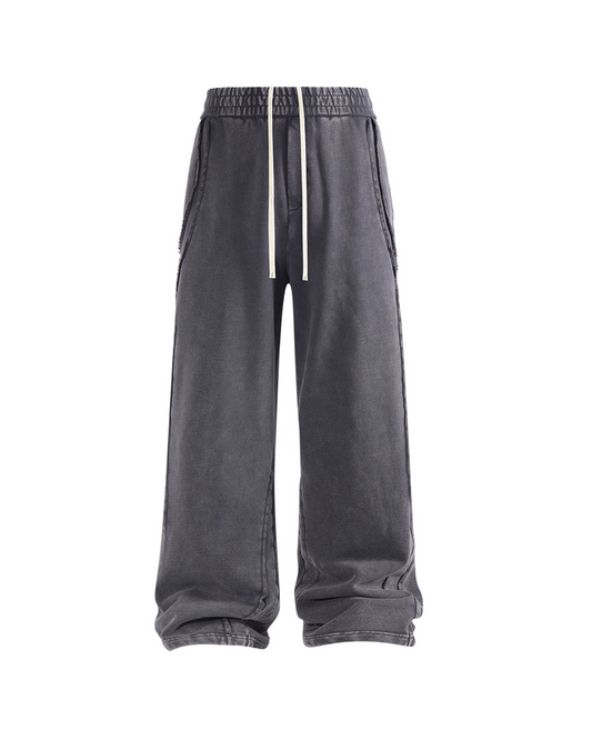CHARCOAL PANEL SWEATPANTS — normalized product image