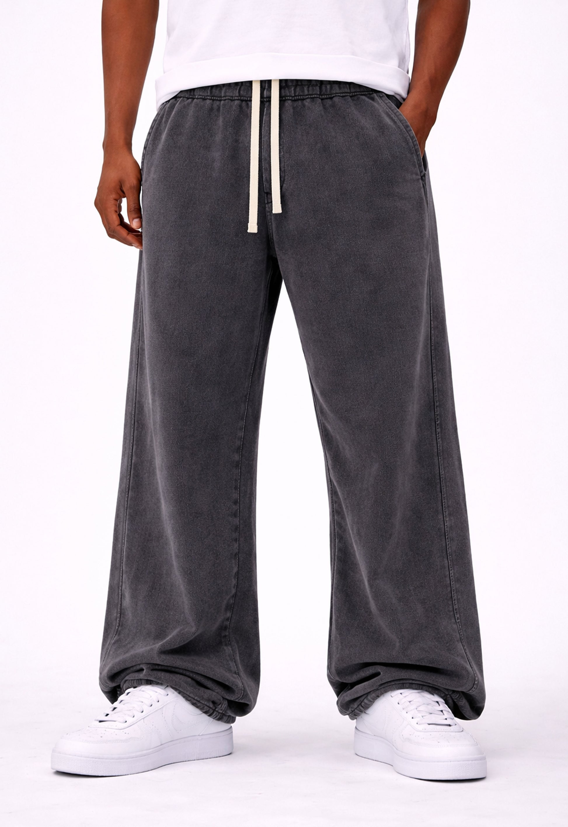 CHARCOAL PANEL SWEATPANTS Sweatpants | STREETWEAR APPAREL | UNDEVELOPED
