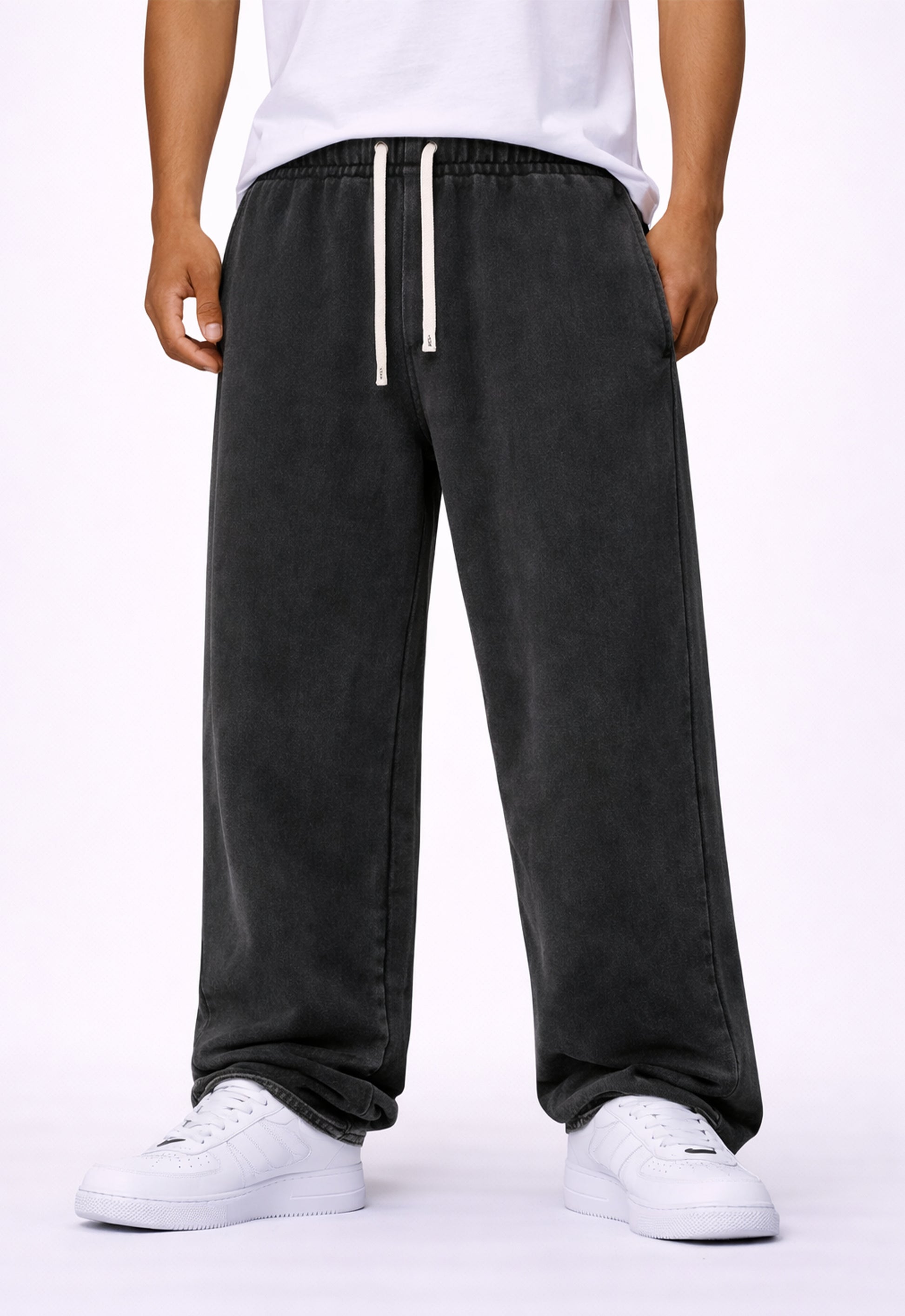 ACID WASH PANEL SWEATPANTS sweatpants | STREETWEAR APPAREL | UNDEVELOPED