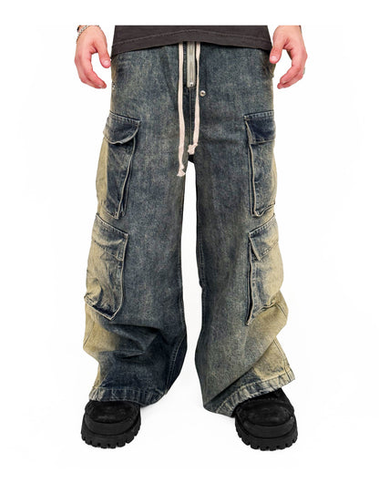 FLOW DENIM CARGO PANTS Cargo Pants | STREETWEAR APPAREL | UNDEVELOPED