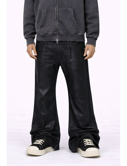 WIDEBOY WAXED FLARE DENIM Denim | STREETWEAR APPAREL | UNDEVELOPED