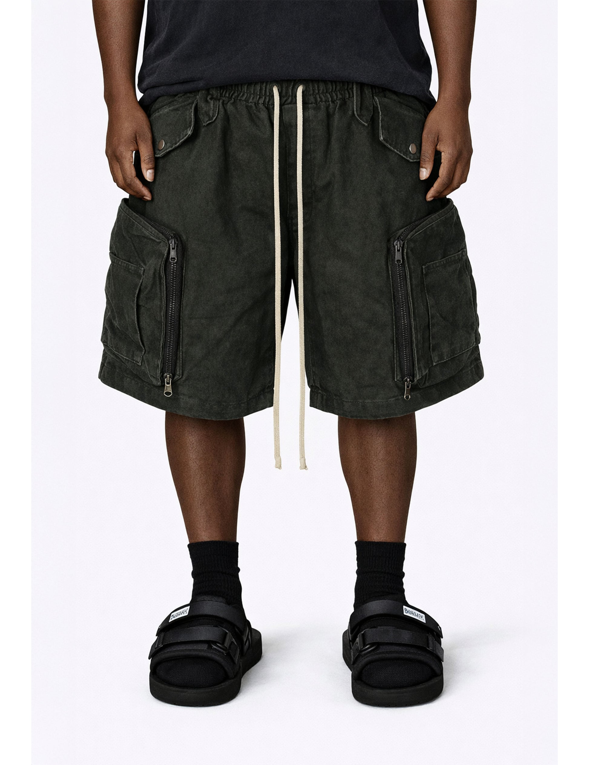 DRAWSTRING JUMBO POCKET CARGO SHORTS Cargo Shorts | STREETWEAR APPAREL | UNDEVELOPED