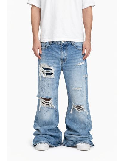 AZUL DESTRUCTION DENIM Denim | STREETWEAR APPAREL | UNDEVELOPED