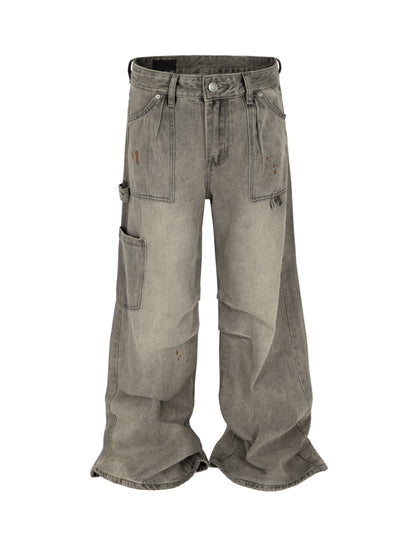 WIDEBOY WOLF CARGO DENIM Cargo Pants | STREETWEAR APPAREL | UNDEVELOPED