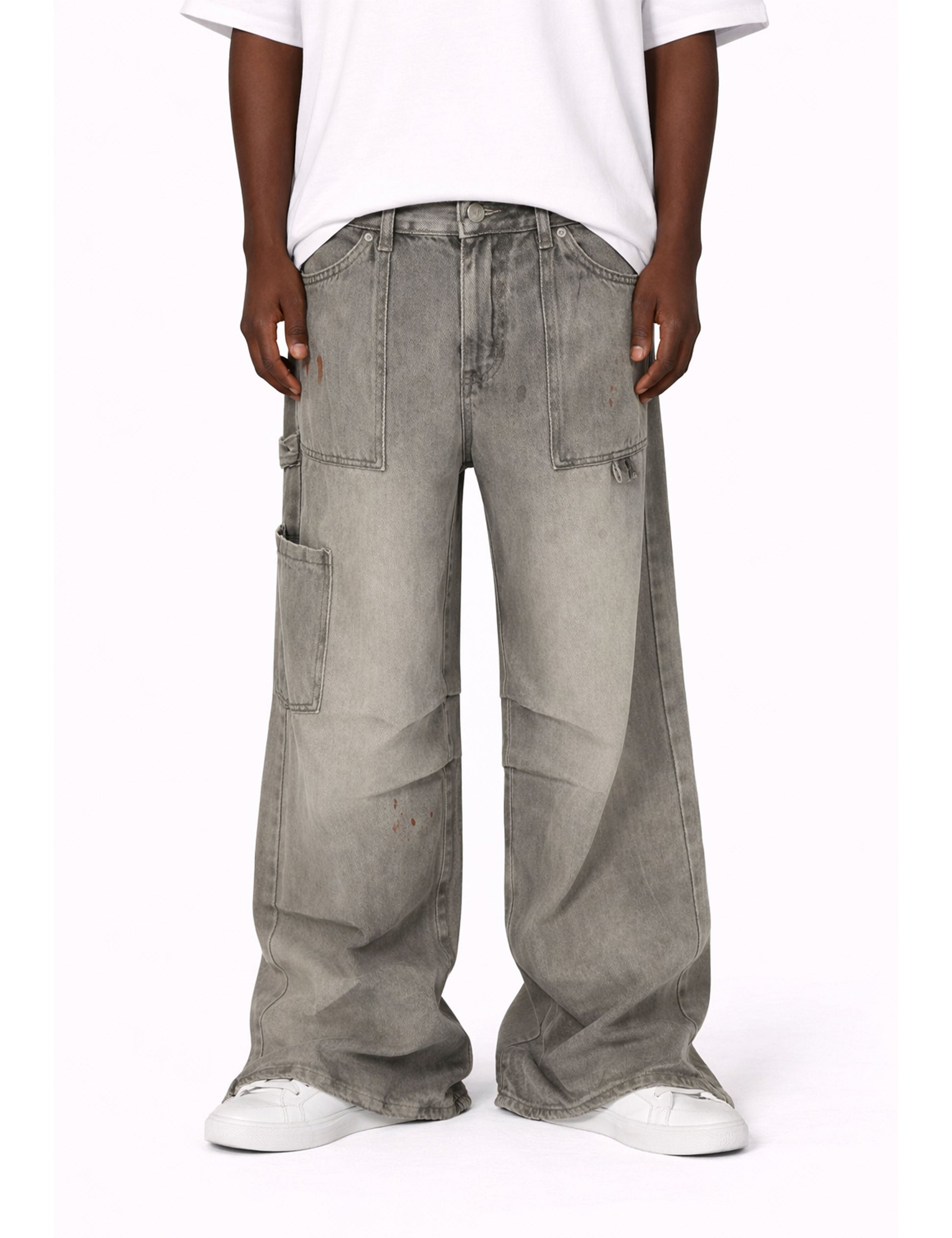 WIDEBOY WOLF CARGO DENIM Cargo Pants | STREETWEAR APPAREL | UNDEVELOPED
