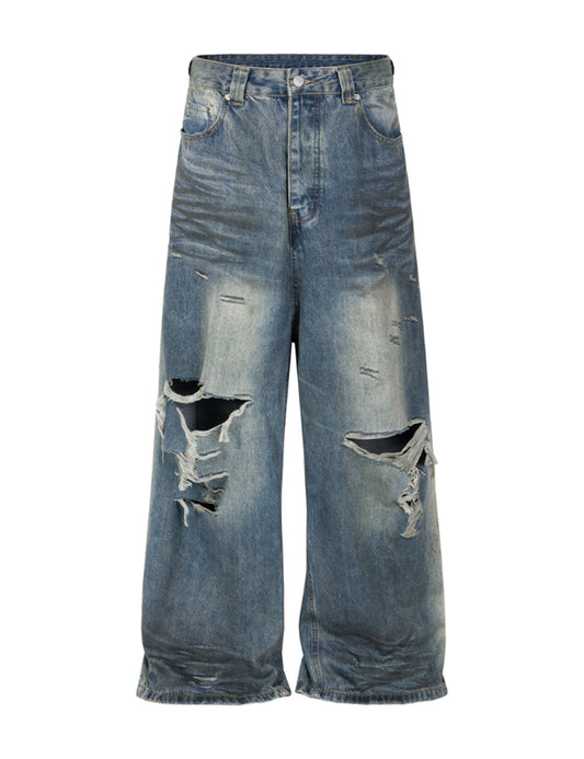 WIDEBOY DESTROYED DENIM Denim | STREETWEAR APPAREL | UNDEVELOPED